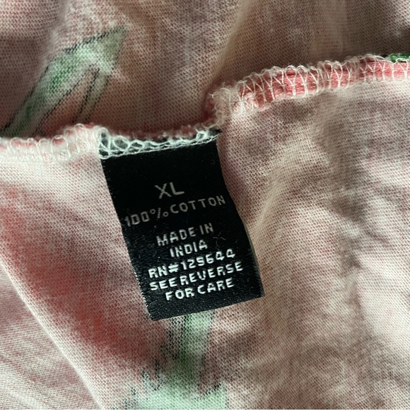 Iguana Mens T-Shirt XL Pink 100% Cotton Made In India All Over Print Summer Vibe - Picture 5 of 8